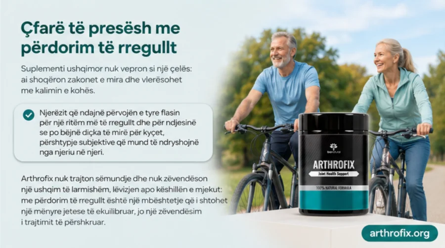 Arthrofix — редовна употреба во дневната рутина